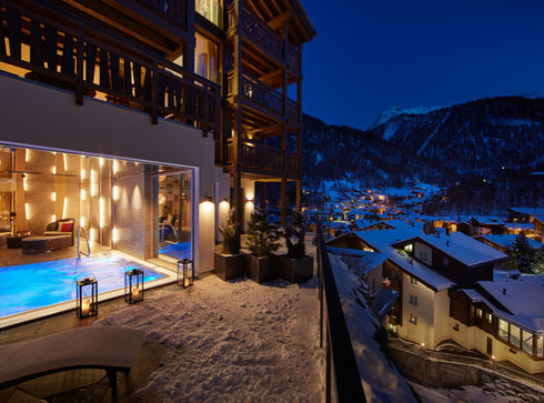 swimming pool in zermatt 