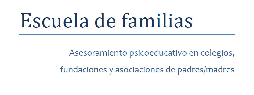 Escuela de familias