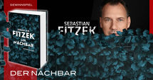 Gewinnspielbanner zur Buchveröffentlichung von DER NACHBAR