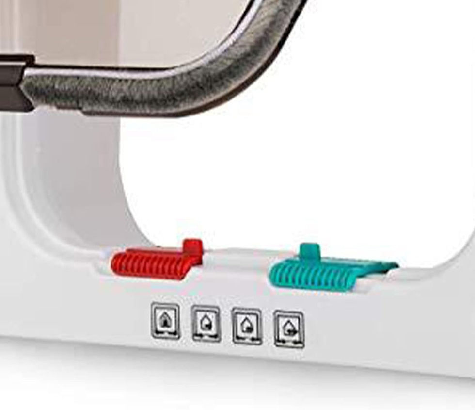 Miniatura: Puerta para Gatos tamaño L - Marco interior ancho