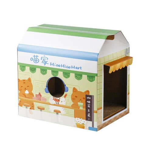 Miniatura: rascador carton casita