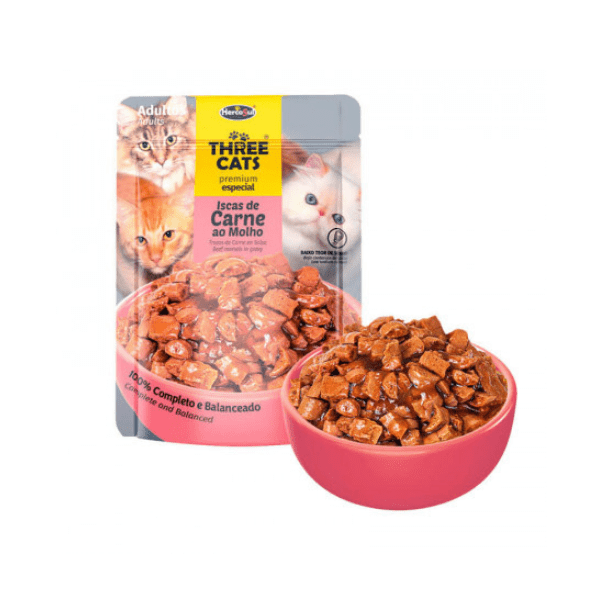 Three Cats Sachet Adultos 85G