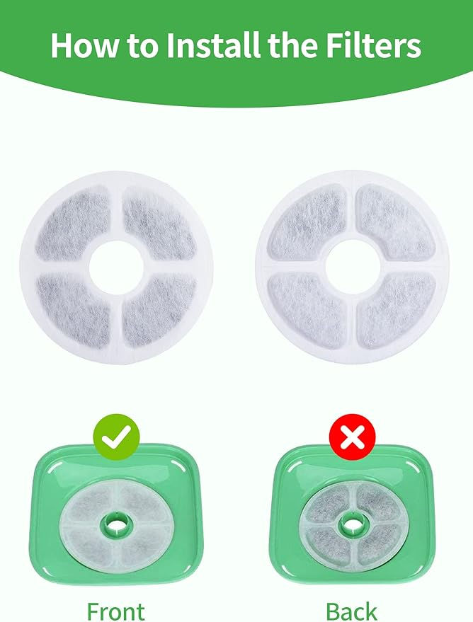 Miniatura: filtro redondo para fuentes x 4 unidades