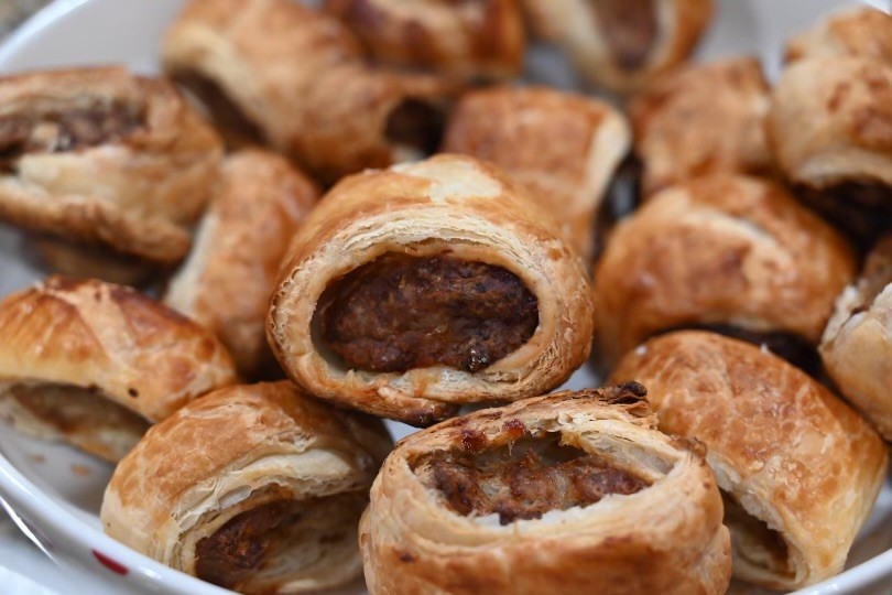 Arranged Food and Objects