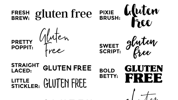 GLUTEN FREE LABELS | PIMP MY PANTRY