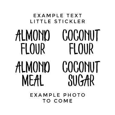 LITTLE STICKLER | KETO / GLUTEN FREE LABELS