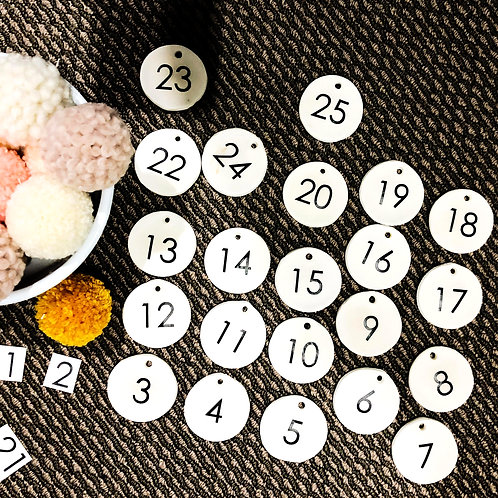 advent calendar numbers decals iron ons vinyl junkies