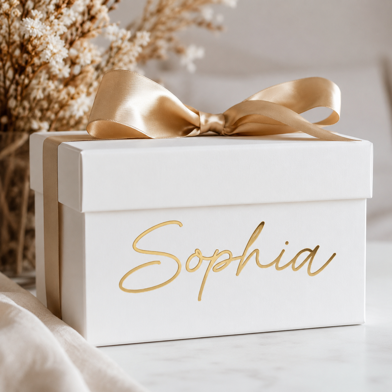 Gift Box Name Decal
