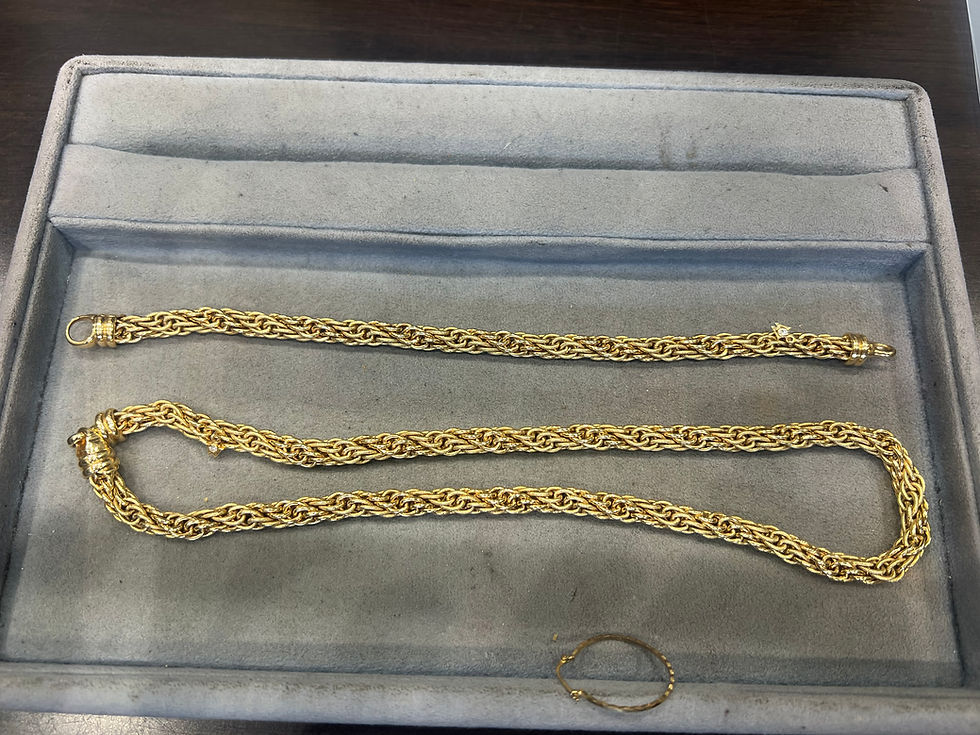 新値更新！　　　　　　　　k18  1g単価14,200円！