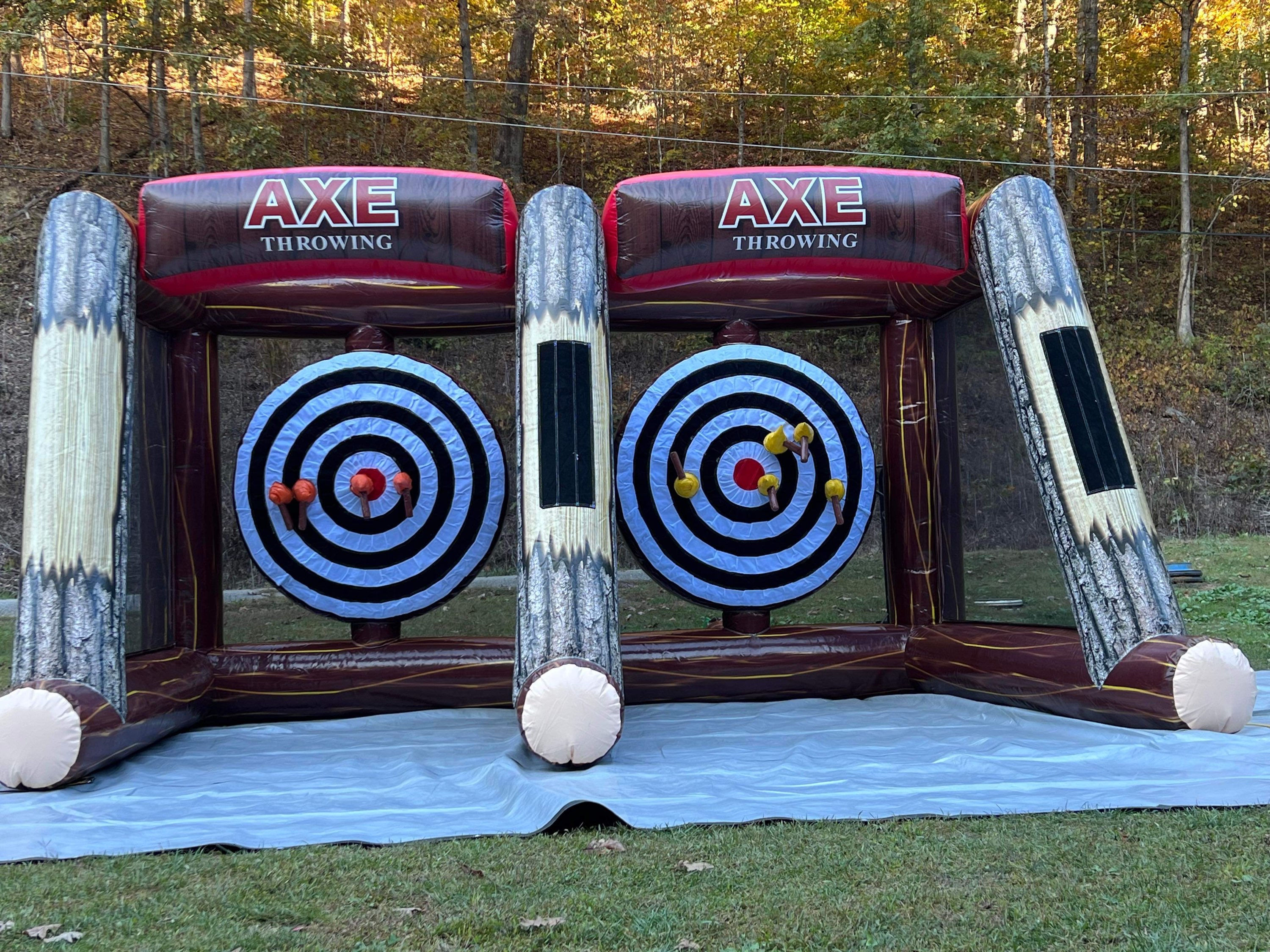 DOUBLE AXE THROWING  $200 or add on $125 