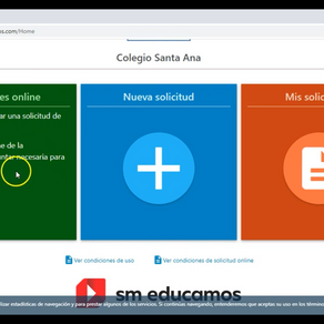 VIDEOTUTORIAL NUEVAS MATRICULACIONES "SM-EDUCAMOS"