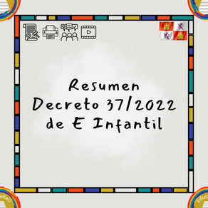 Resumen Decreto 37/2022 de Educación Infantil, de Castilla y León