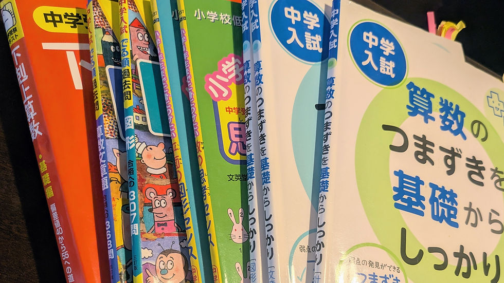 その子に合わせた問題集選び-中学受験算数編