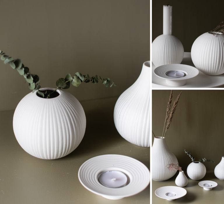 Miniaturbild: Vase Vena white