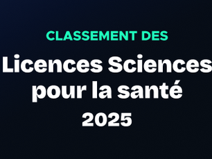 Classement des Licences Sciences pour la santé en 2025