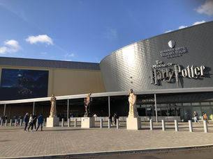 Entrance to Warner Bros. Studio Tour London – The Making of Harry Potter, a popular day trip from Central London.