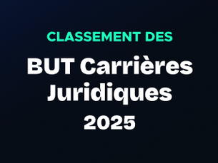 Classement des BUT Carrières Juridiques en 2025