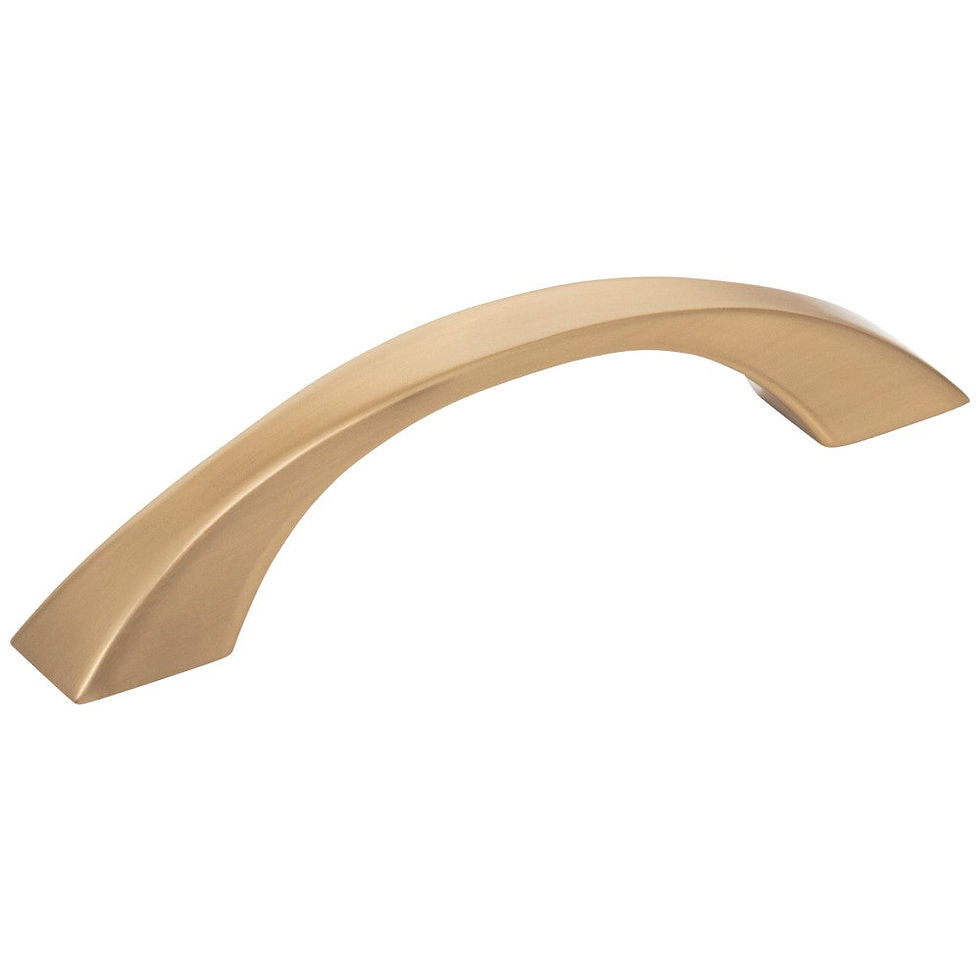 Thumbnail: Philip Flared Cabinet Pull - Satin Bronze