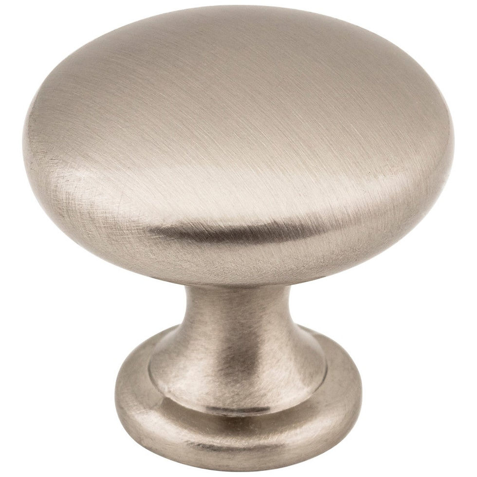 Thumbnail: 1-3/16" Diameter Madison Cabinet Mushroom Knob - Satin Nickel
