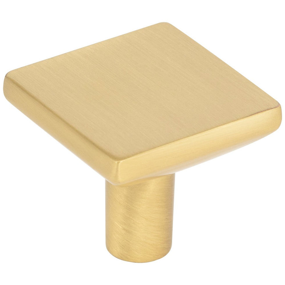 Walker 1 Cabinet Knob - Brushed Gold