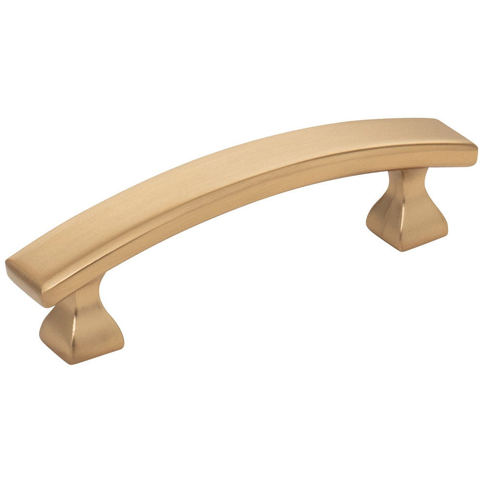 Thumbnail: Square Hadly Cabinet Pull - Satin Bronze