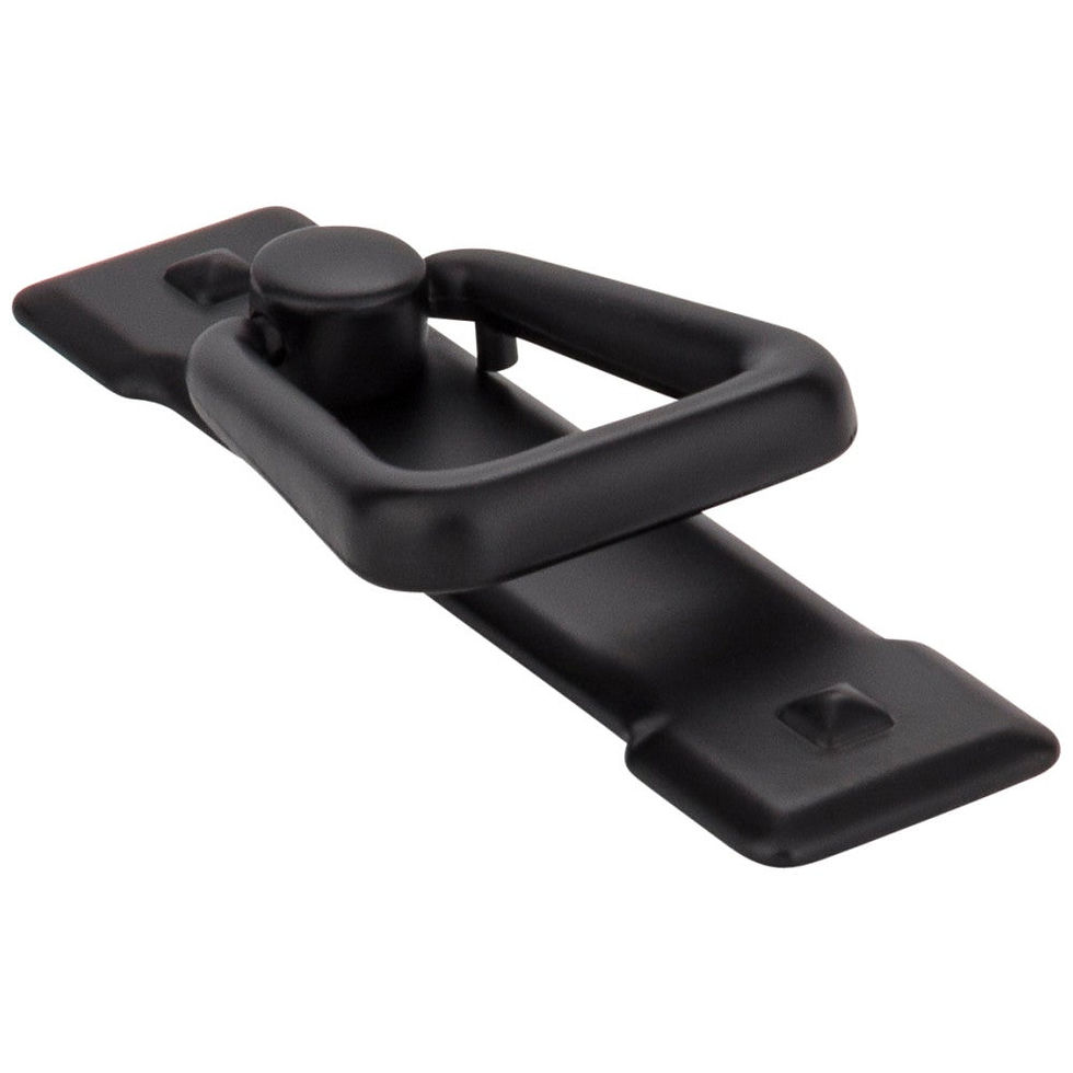 Thumbnail: 2-1/4" Center-to-Center Rectangle Verona Cabinet Drop Pull - Matte Black