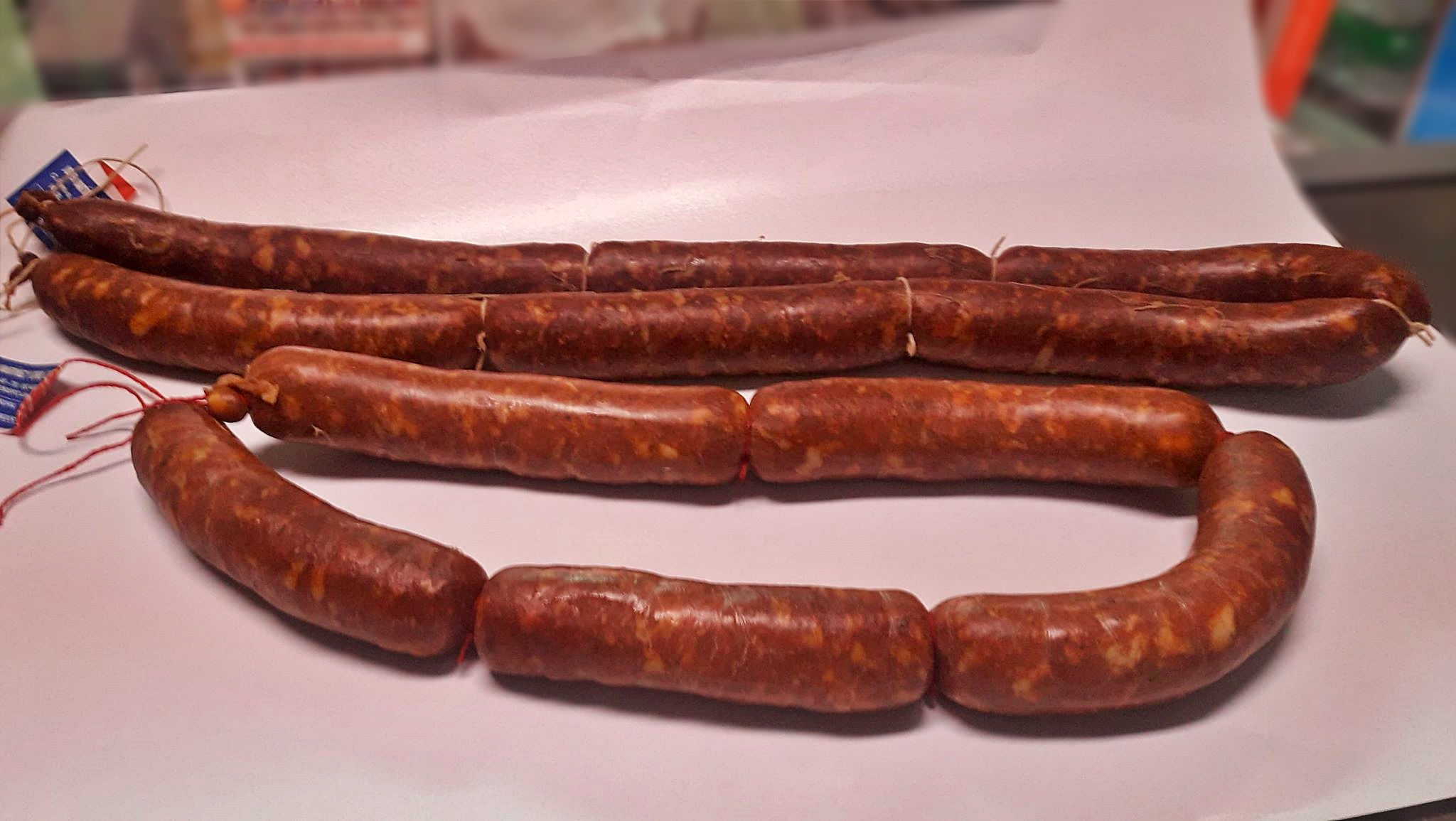 Chorizo artesanal casero