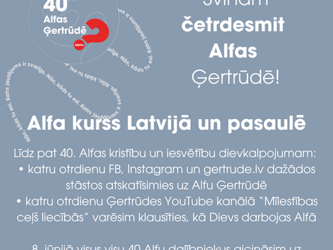 Svinam 40 Alfas Ģertrūdē!