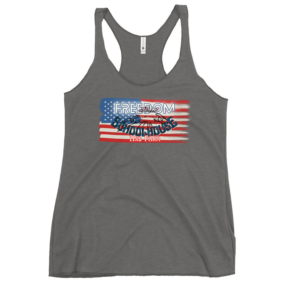 Thumbnail: FSH American Flag Logo - Women's Racerback Tank