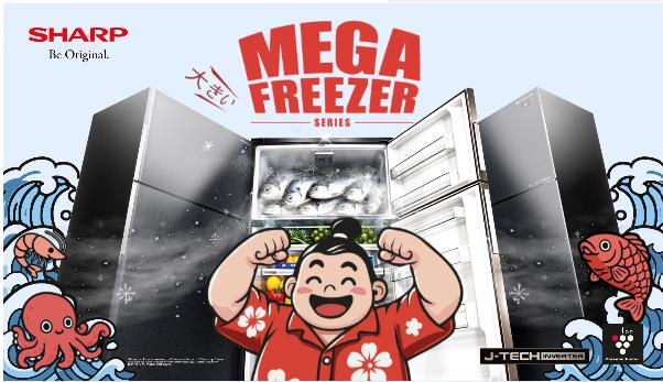 Thumbnail: Sharp Fridge 2 Door 380L/410L/440L 5 Star J-Tech Inverter
