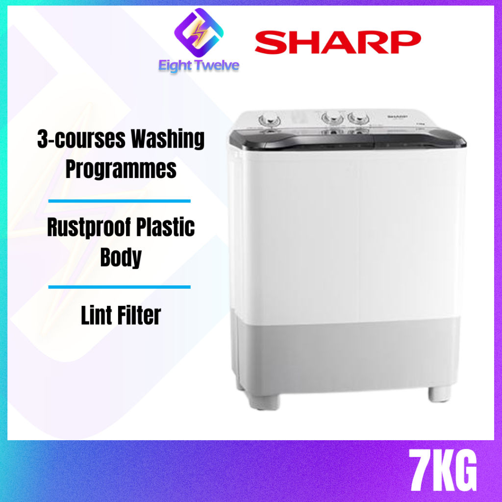 [Free Shipping] SHARP Semi-Auto 7KG - 15KG Washing Machine