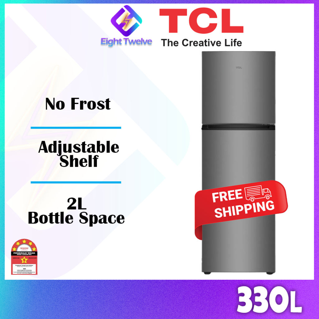 [Free Shipping] TCL Refrigerator 165L/250L/330L Fridge