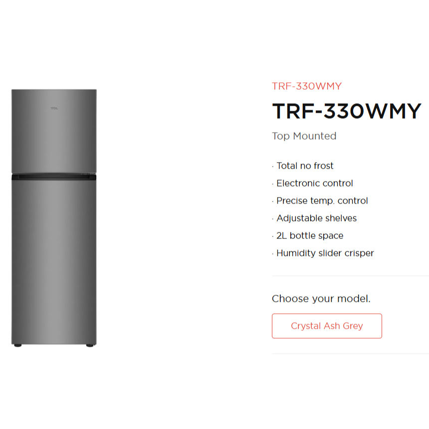 Thumbnail: [Free Shipping] TCL Refrigerator 165L/250L/330L Fridge