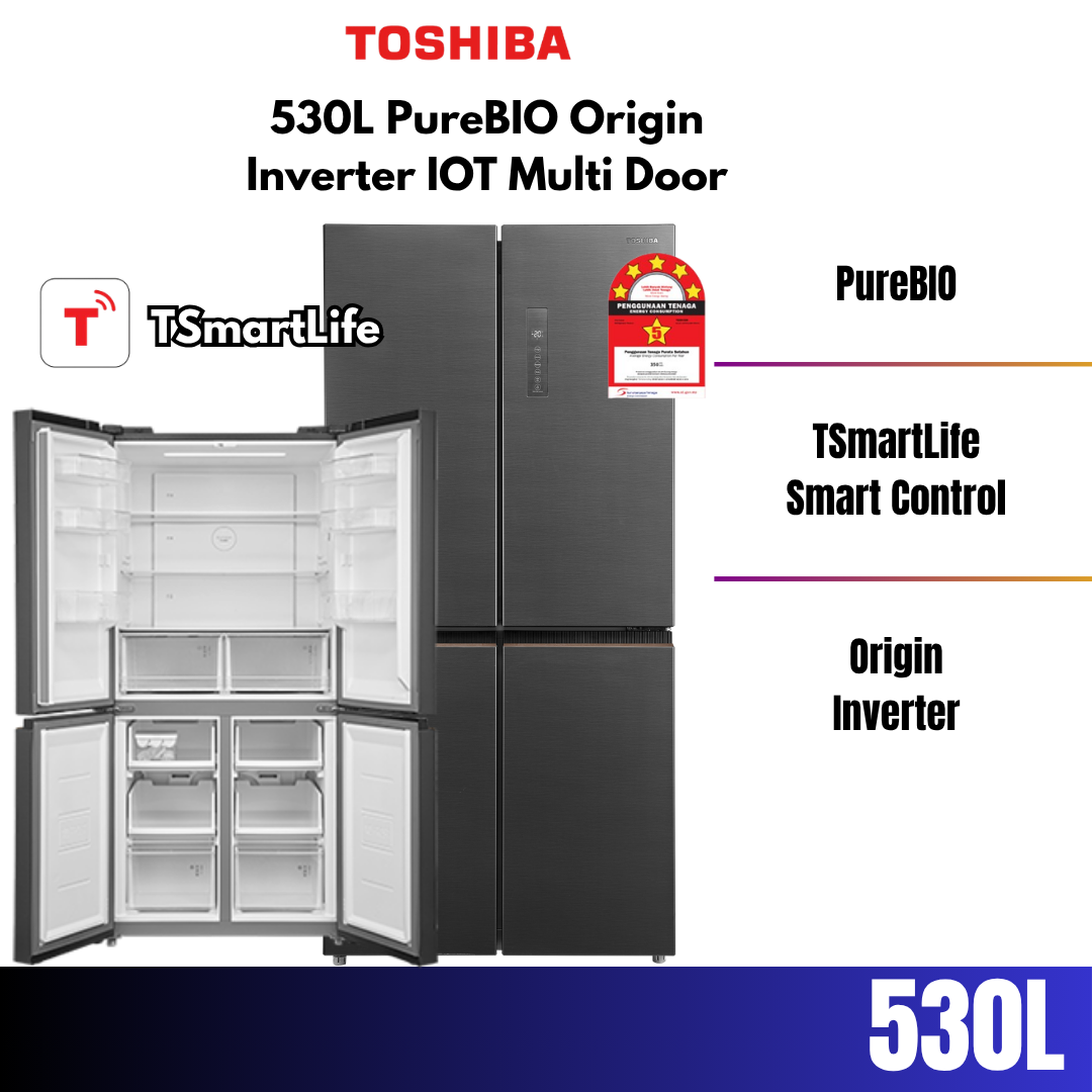 Toshiba Fridge 530L PureBIO Origin Inverter