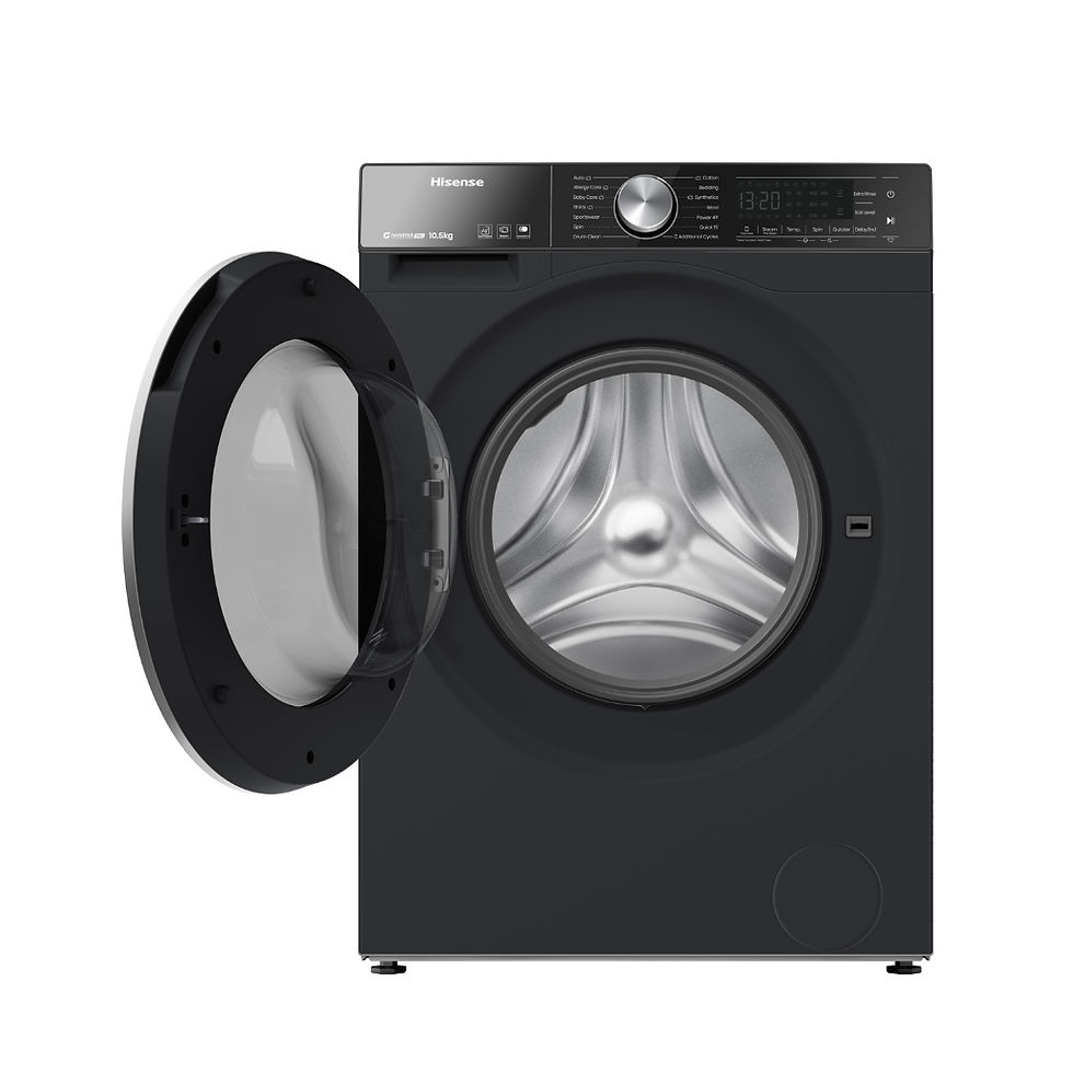 Thumbnail: [Free Shipping] HISENSE Inverter Front Load 10.5KG & Heatpump Dryer 10KG