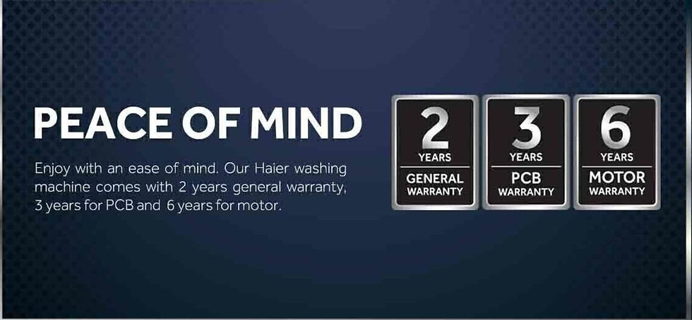 Thumbnail: Haier Topload 7KG/8KG/9KG/10KG/12KG Washing Machine