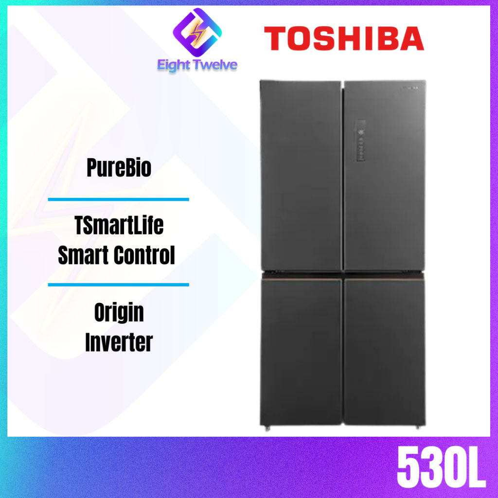 [Free Shipping] Toshiba 530L Multi-Door Original Inverter GR-RF531WI-PMY
