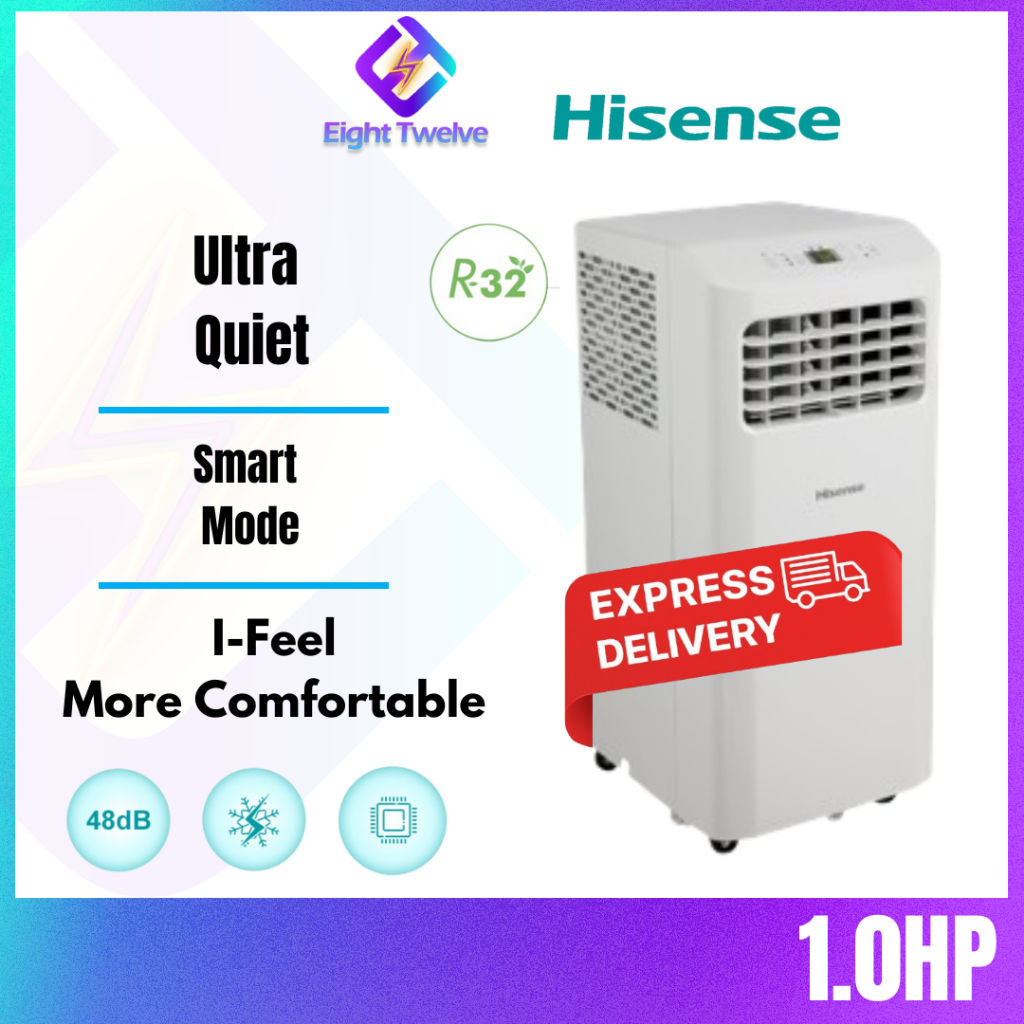 [Free Shipping] HISENSE TCL MIDEA 1HP / 1.5HP Portable Air Cond