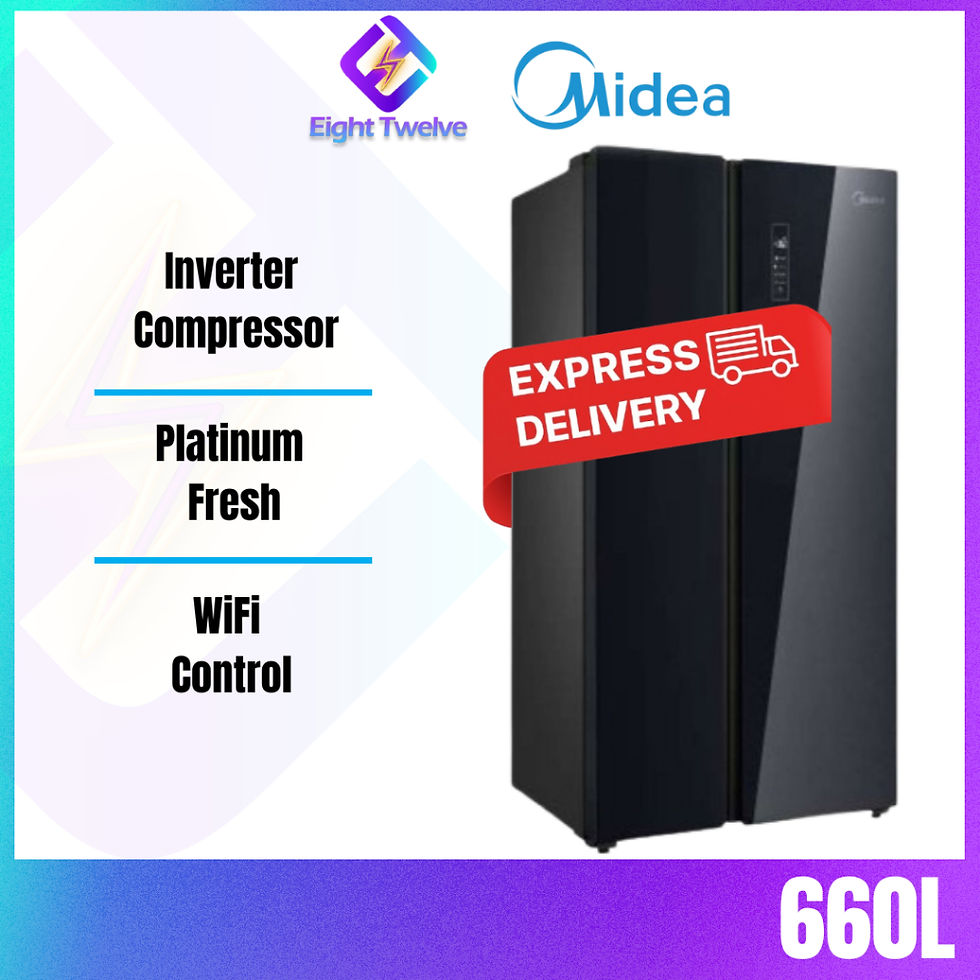 Thumbnail: [Free Shipping] MIDEA Refrigerator 4 Door Large Inverter Fridge 570L/580L