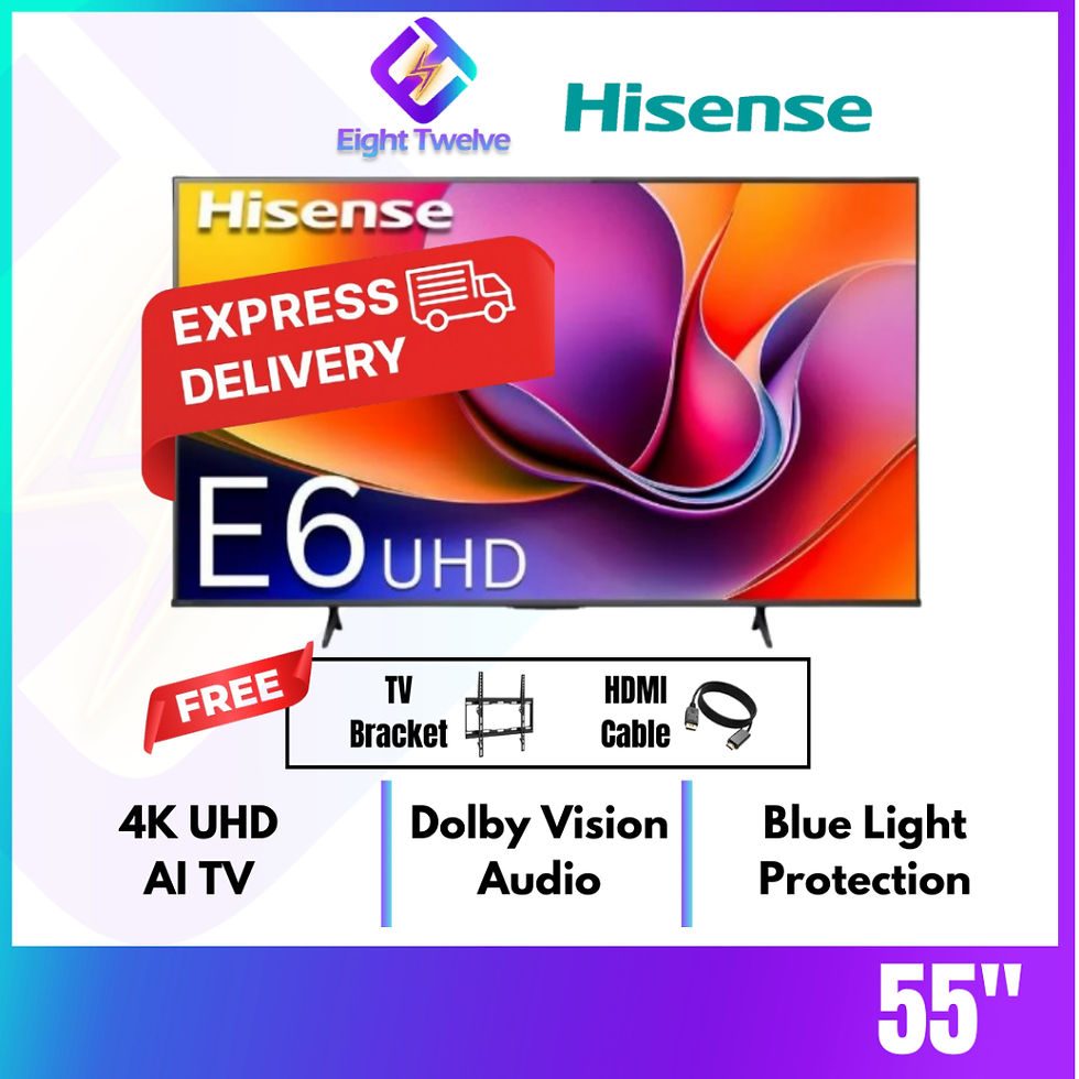 Thumbnail: [Free Shipping] HISENSE E6Q 43" 50" 55" 65" 75" 4K UHD AI TV | Dolby Vision