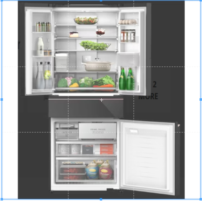 Thumbnail: [Free Shipping] PANASONIC Refrigerator 540L PRIME+ Edition Premium 4 Door Fridge