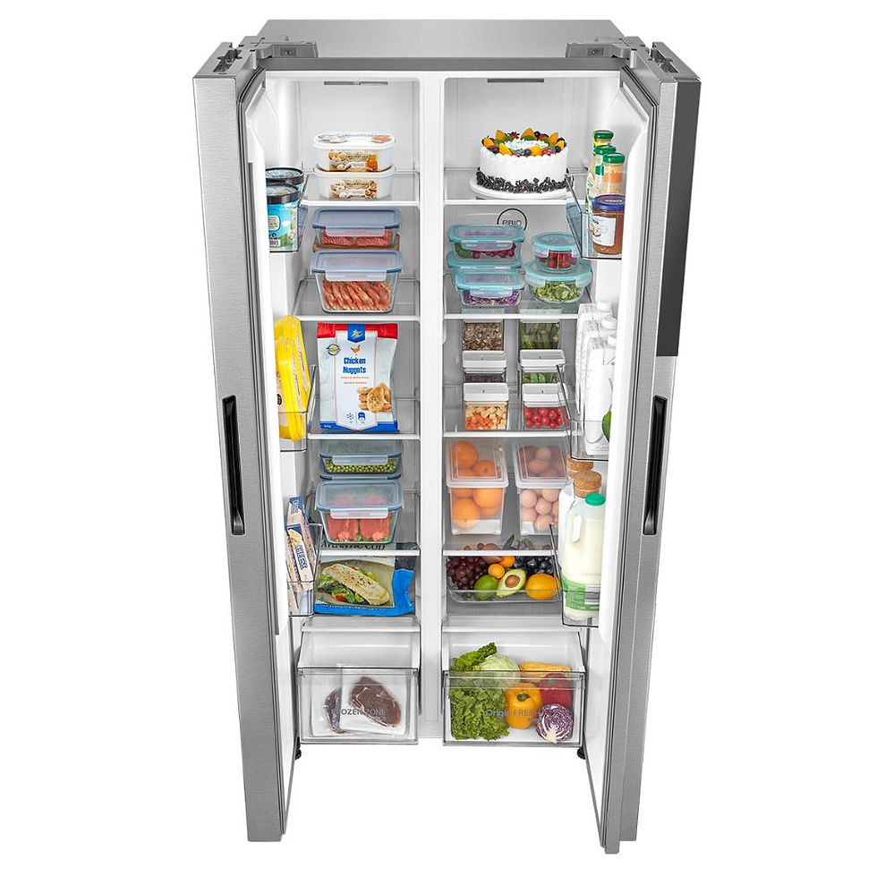 Thumbnail: Toshiba 530L Fridge Side By Side PureBIO Origin Inverter