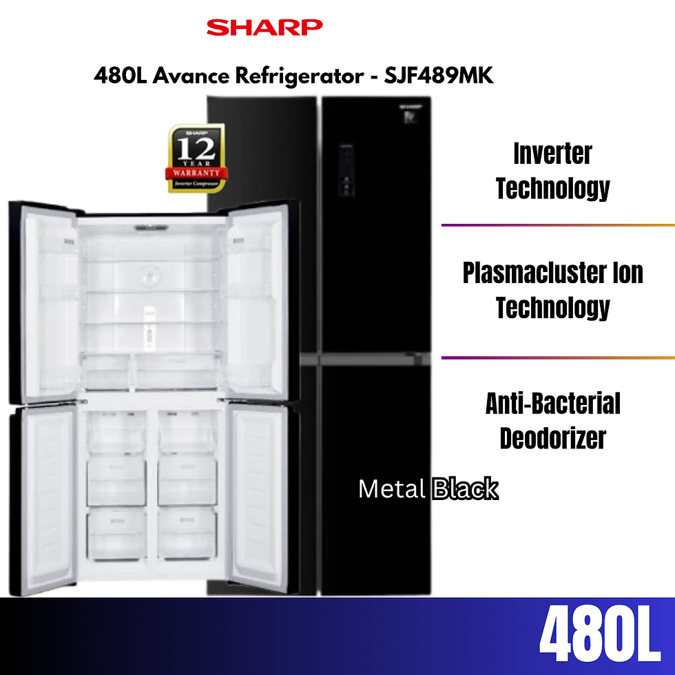 Thumbnail: Sharp 480L Avance Refrigerator SJF489MK