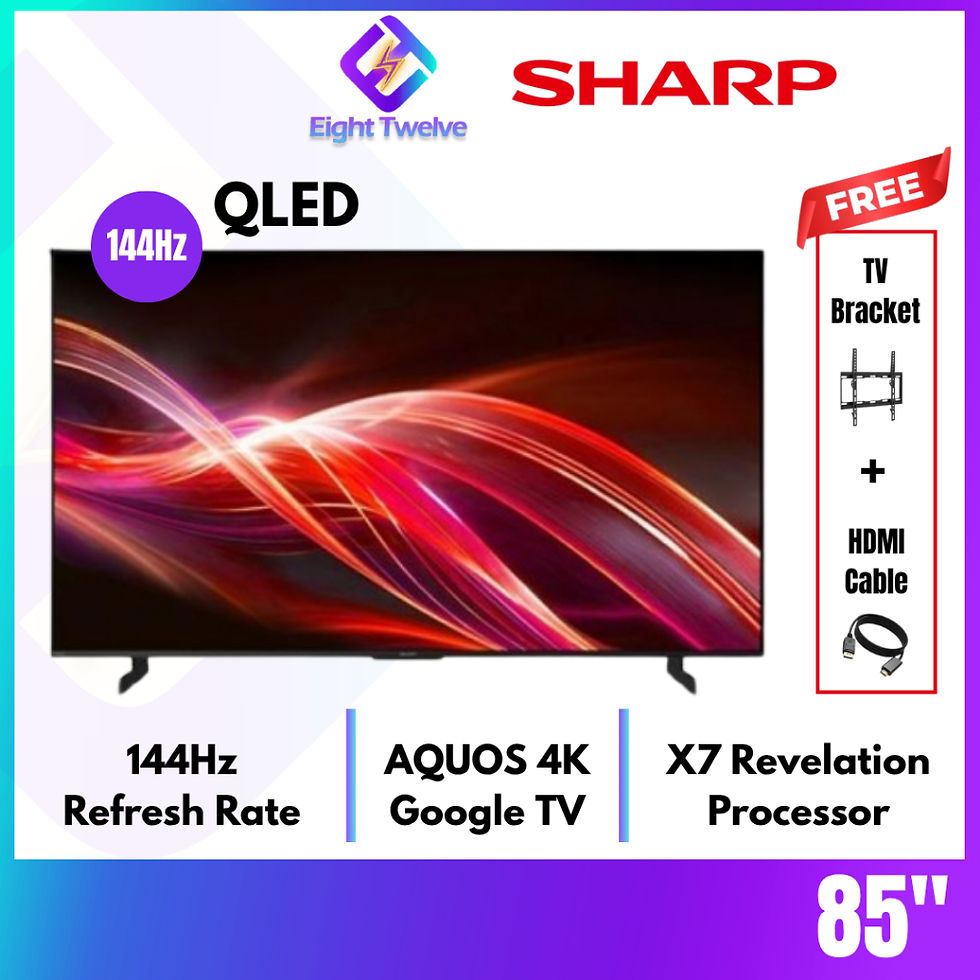 Thumbnail: [Free Shipping] Sharp QLED TV 55"/65"/75"/85"/98" 144Hz 4K Google TV