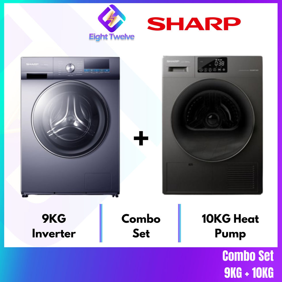Thumbnail: [Free Shipping] SHARP Inverter Front Load Washing Machine | Heat Pump Dryer