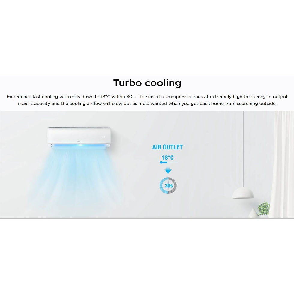 Thumbnail: [Free Shipping] TCL 1HP - 2HP TCL New Elite Series Aircond
