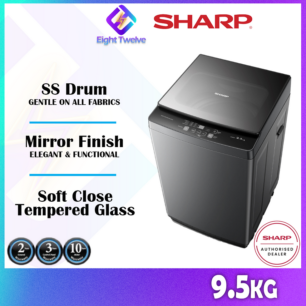 Thumbnail: [Free Shipping] Sharp 7.5KG~20KG Top Load Washing Machine