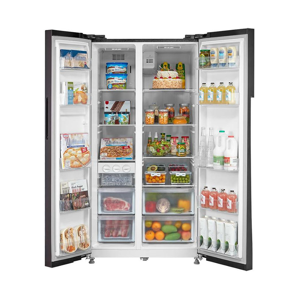 Thumbnail: Midea 660L Side by Side Refrigerator MDRS710FGE28 Inverter Quatt