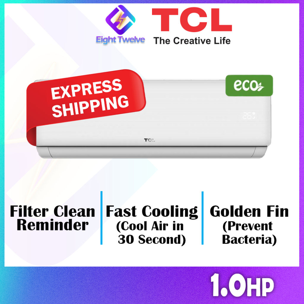[Free Shipping] TCL 1HP - 2HP TCL New Elite Series Aircond