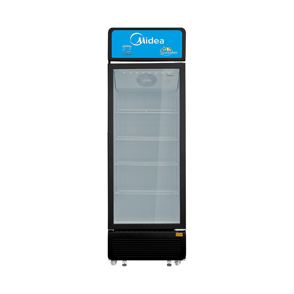 Thumbnail: Midea 418L Inverter Black Showcase Refrigerator MDRZ562FGG30